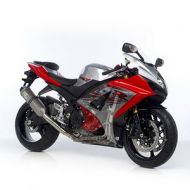 LeoVince SBK Factory SBK FACTORY CARBON FULL SYSTEM WITH CARBON END CAP: 2007-2008 SUZUKI GSX-R 1000